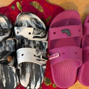 Crocs Two Pair Size 7